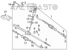 Рейка рульова Hyundai Elantra UD 11-16