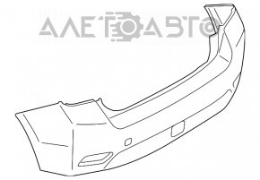 Бампер задній голий Subaru XV Crosstrek 13-17 новий OEM оригінал