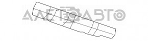 Крепление переднего бампера левое крыло Subaru XV Crosstrek 13-17