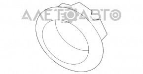 Обрамление птф правое кольцо Subaru Forester 19- SK галоген