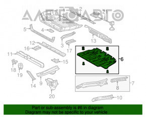 Захист багажника Toyota Sienna 11-20