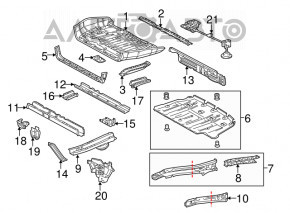 Захист багажника Toyota Sienna 11-20