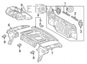 Задняя панель Toyota Camry v70 18-