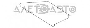 Накладка бічна підлогу багажника прав Toyota Rav4 13-18
