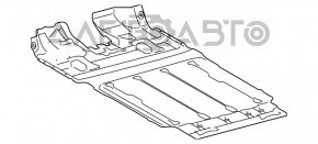 Покриття підлоги Toyota Sienna 11-20 сірий, порвані кріплення, під хімчистку