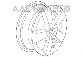 Запасное колесо докатка R16 VW Jetta 11-18 USA