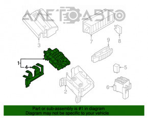 Блок предохранителей VW Jetta 11-18 USA 1.4T