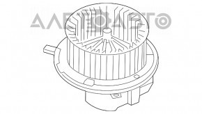 Мотор вентилятор пічки VW Beetle 12-