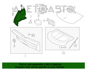 Обшивка арки левая VW Beetle 12-19