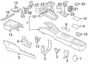 Кнопка Start/Stop VW Jetta 11-18 USA