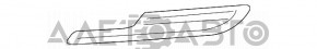 Решетка переднего бампера левая VW Golf 15-17 без хром, трещина в креплениях