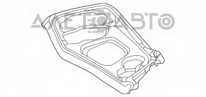 Накладка центральной консоли Dodge Challenger 15-19 облез лак, тычки, царапины, слом креп