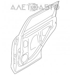 Дверь голая задняя правая Subaru Forester 19- SK новый OEM оригинал