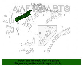 Четверть передняя левая Honda CRV 17-22