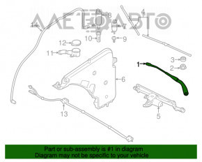 Поводок двірника лев BMW 3 F30 12-19