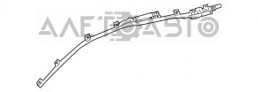 Подушка безпеки airbag бічна шторка права Lexus RX350 RX450h 10-15 іржавий піропатрон