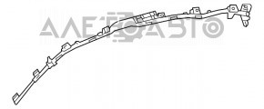 Подушка безопасности airbag боковая шторка левая Lexus ES300h ES350 13-18 ржавый пиропатрон