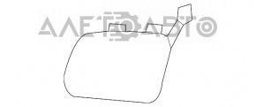 Заглушка буксирувального гака переднього бампера Nissan Sentra 16-19 рест