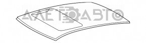 Крыша металл Toyota Camry v40 под люк