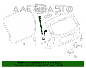 Амортизатор двери багажника правый Subaru XV Crosstrek 13-17