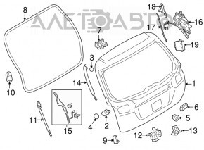 Механизм мотор двери багажника Subaru Outback 15-19