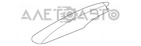 Заглушка рейлінгів передня права Lexus RX300 RX330 RX350 RX400h 04-09