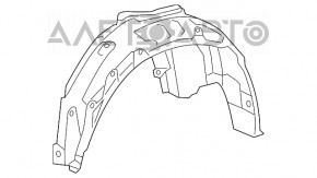 Подкрылок задний правый Lexus ES300h ES350 13-18 надрыв