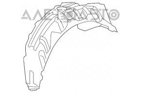 Подкрылок задний правый Lexus CT200h 11-17