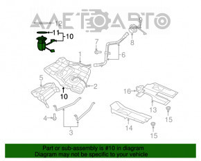 Паливний насос бензонасос Chrysler 200 11-14 2.4 без pzev