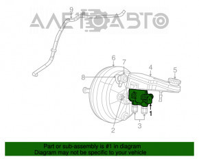 Главный тормозной цилиндр с бачком Chrysler 200 11-14