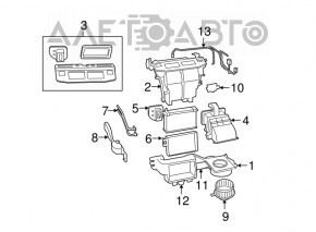 Мотор вентилятор печки Dodge Grand Caravan 11-20