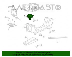 Подушка АКПП Jeep Grand Cherokee WK2 11-213.6