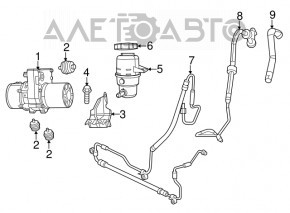 Бачок ГУР Jeep Grand Cherokee WK2 11-15