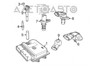 Котушка запалювання Fiat 500 12-17