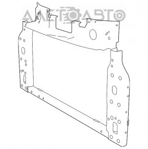 Телевизор панель радиатора Fiat 500 12-19