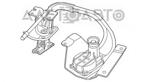 Механізм опускання запасного колеса Fiat 500 12-13