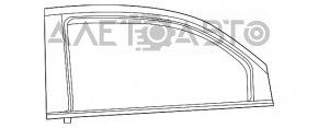 Накладка двери боковая передняя правая задняя Fiat 500 12-19