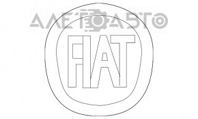 Эмблема Fiat 500 12-19 слом направляйка, пыль внутри