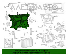 Корпус печі голий Dodge Charger 11-