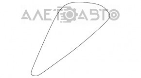 Скло дверей трикутник з ущільнювачем заднє праве Lexus CT200h 11-17