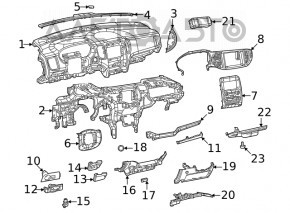 Подторпедная рама усиление Jeep Grand Cherokee WK2 14-21