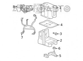 Клеми АКБ Dodge Journey 11-