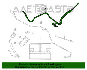 Клема плюсова Jeep Grand Cherokee WK2 14-15 3.6