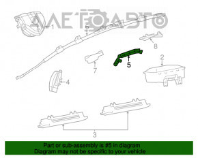 Подушка безопасности airbag сидение задняя правая Dodge Dart 13-16