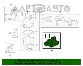 Воздухоприемник Jeep Cherokee KL 14-18 2.4