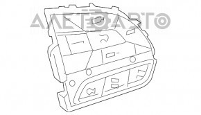 Кнопки управления на руле Jeep Grand Cherokee WK2 14-21 прав