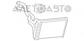Радиатор отопителя печки Dodge Dart 13-16