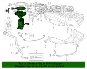 Топливный насос бензонасос Chrysler 200 15-17 2.4