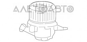 Мотор вентилятор печки Fiat 500L 14-