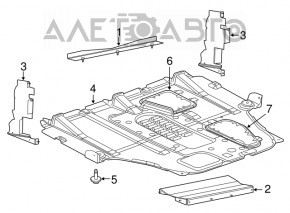 Дефлектор радіатора прямий Dodge Dart 13-16 2,0 2,4 тип 2